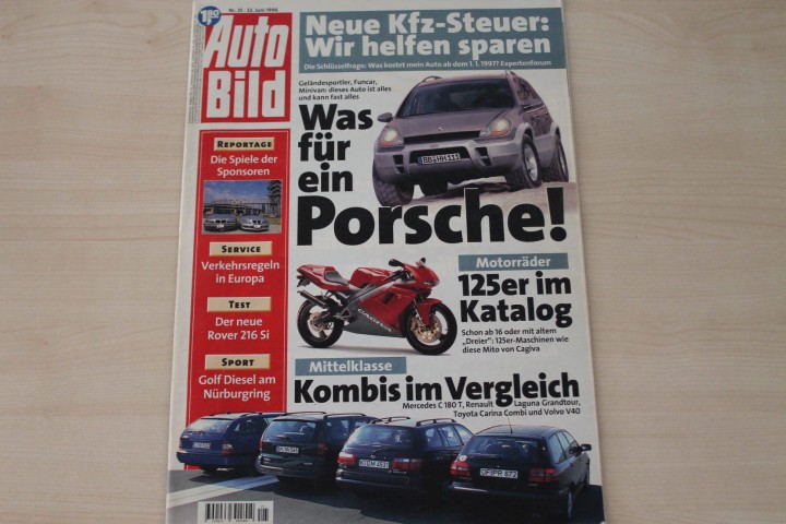 Deckblatt Auto Bild (25/1996)